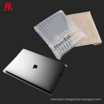 Plastic inflatable clear film cushion wrap air column bag laptop inflatable air bag for laptop pack